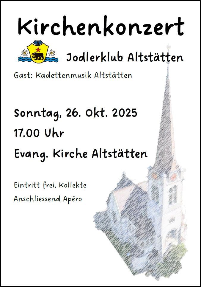 Plakat Kirchenkonzert 2025 Plakat Kirchenkonzert 2025